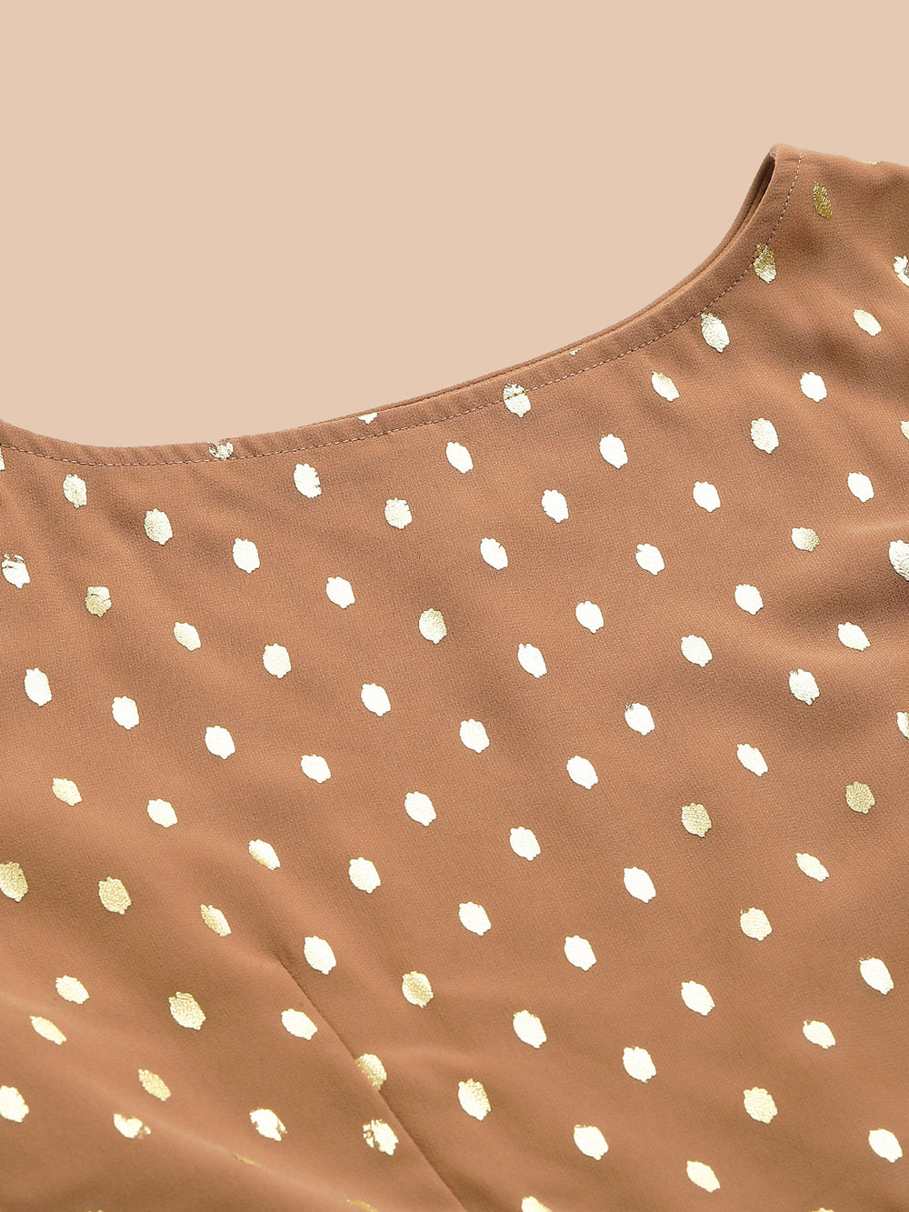 D.ROSE ROUND NECK SQUARE NECK ANKLE LENGTH GEORGETTE SAREE SET - The Fab Factory